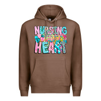 Chestnut Nursing is a work of heart Premium Hoodie - CowhideDigitalArt