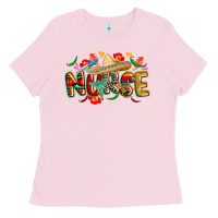 Bubblegum Pink cinco de mayo nurse Ladies Tee - CowGirlArtShop