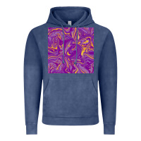 Vintage Denim Abstract Mardi Gras Seamless Pattern Vintage Hoodie - FaDigitalArtStudio