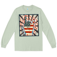 Matcha Freedom rock hand Long Sleeve Tee - FaDigitalArtStudio