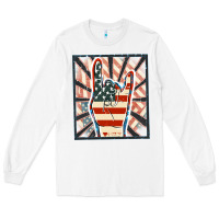 White Freedom rock hand Long Sleeve Tee - FaDigitalArtStudio