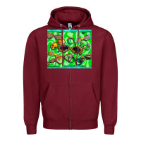 Burgundy sunglasses Zipper Hoodie - BarkalooDesign