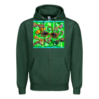 Sports Green sunglasses Zipper Hoodie - BarkalooDesign