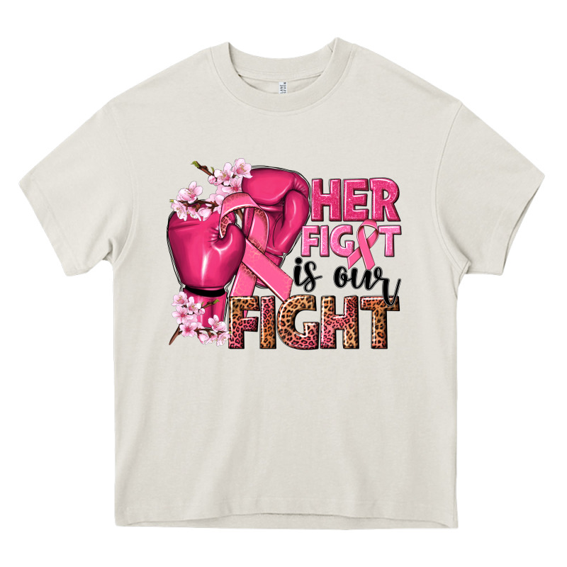 Her Fight Is Our Fight Heavy Core Tee by NancyCooperArtShop | Teevron