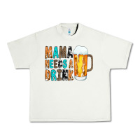 Pistachio Mama Needs a Drink Urban Heavy Tee - CowCowDesign