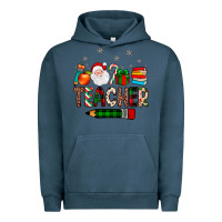 Pigment Midnight Navy teacher Christmas Urban Hoodie - JahusDesignShop