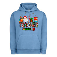 Pigment Pebble Blue teacher Christmas Urban Hoodie - JahusDesignShop