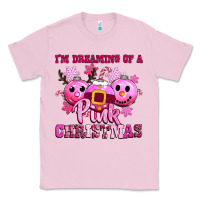 Bubblegum Pink iam dreaming of a christmas Classic Tee - CowGirlArtShop