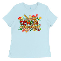 Baby Blue cinco de mayo school counselor Ladies Tee - CowGirlArtShop