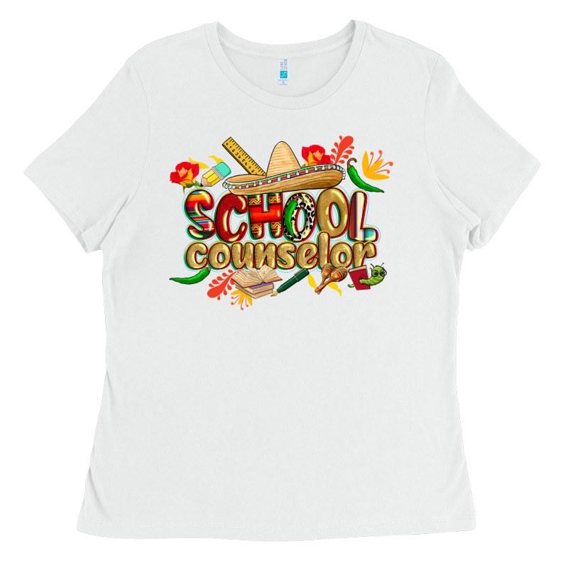 Cinco De Mayo School Counselor Ladies Tee by CowGirlArtShop | Teevron