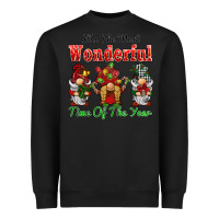Black it's the most wonderful time of the year Heavyweight Sweatshirt - BarkalooDesign