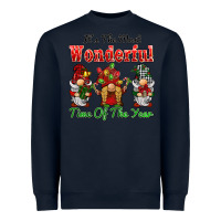 Navy it's the most wonderful time of the year Heavyweight Sweatshirt - BarkalooDesign
