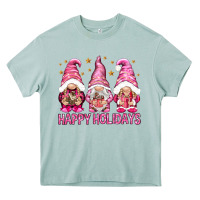 Arona Happy holidays with gnomes Heavy Core Tee - NancyCooperArtShop