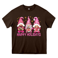 Happy Holidays With Gnomes Heavy Core Tee | Teevron