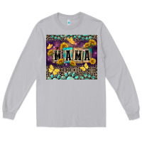 Moon Dust Mama with sunflowers Long Sleeve Tee - FaDigitalArtStudio