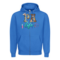 True Royal western nurse pa  life Zipper Hoodie - BarkalooDesign