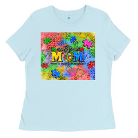 Baby Blue autism Ladies Tee - CowGirlArtShop