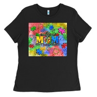 Black autism Ladies Tee - CowGirlArtShop