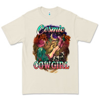 Bone Cosmic Cowgirl Premium Tee - HowdyJamesFarm