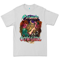 Dove Grey Cosmic Cowgirl Premium Tee - HowdyJamesFarm