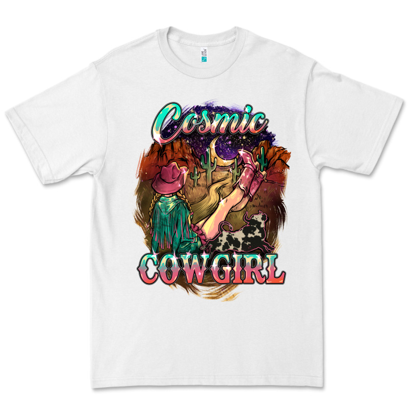 Cosmic Cowgirl Premium Tee by HowdyJamesFarm | Teevron