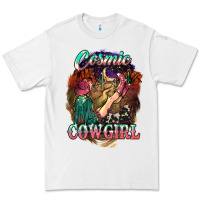 White Cosmic Cowgirl Premium Tee - HowdyJamesFarm