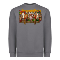 Storm Christmas goats Heavyweight Sweatshirt - BarkalooDesign