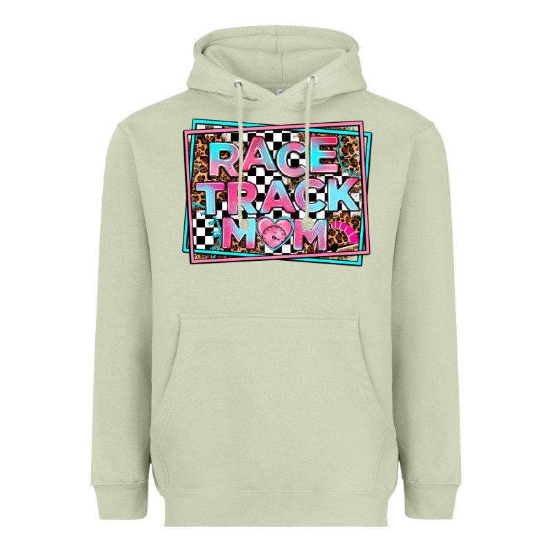 Race Track Mom Heavyweight Hoodie by AdoDesignShop | Teevron