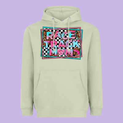 Race Track Mom Heavyweight Hoodie Designed By Adodesignshop