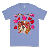 Colony Blue Valentines day  beagle Classic Tee - RanaPortraitStore
