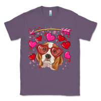 Lavender Valentines day  beagle Classic Tee - RanaPortraitStore