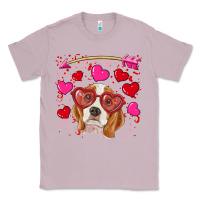 Lilac Valentines day  beagle Classic Tee - RanaPortraitStore
