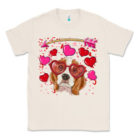 Natural Valentines day  beagle Classic Tee - RanaPortraitStore