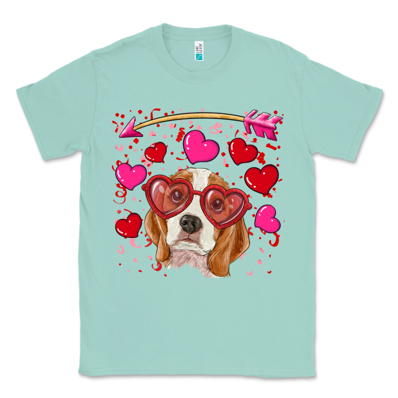 Valentines Day  Beagle Classic Tee by RanaPortraitStore | Teevron