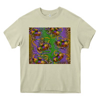 Mossy mardi gras king cake leopard Heavy Core Tee - RanaPortraitStore