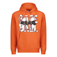 Carrot baseball mama Premium Hoodie - CowhideDigitalArt