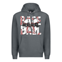 Rock baseball mama Premium Hoodie - CowhideDigitalArt