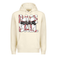 Sandshell baseball mama Premium Hoodie - CowhideDigitalArt