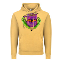 Vintage Mustard Halloween Coffee Cup With Hands Vintage Hoodie - FaDigitalArtStudio
