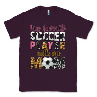 Plum my favorite soccer player calls me mom Classic Tee - CowGirlArtShop