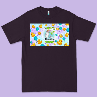Daddy's Drinking Buddy Premium Tee Designed By Tumblerdesignbyshophia
