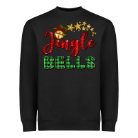 Black christmas jingle bells Heavyweight Sweatshirt - BarkalooDesign