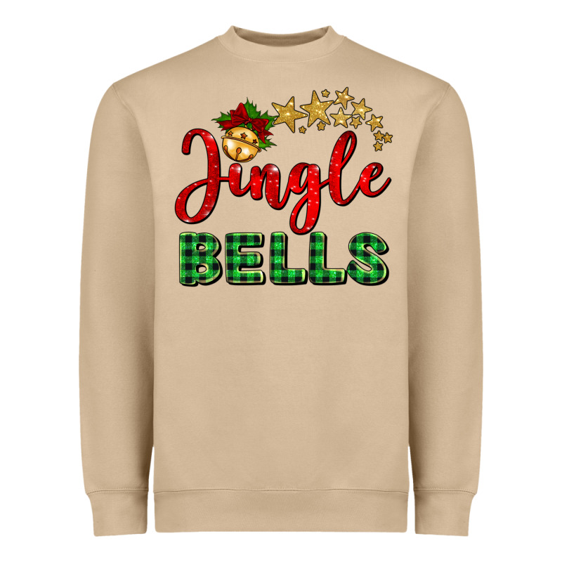 Christmas Jingle Bells Heavyweight Sweatshirt by BarkalooDesign | Teevron