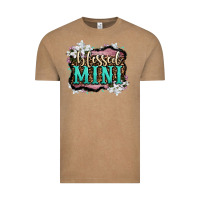 Vintage Coffee blessed mini Vintage Tee - OliviaCreatesArt