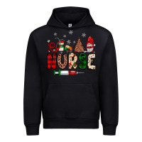 Black nurse Christmas Urban Hoodie - JahusDesignShop