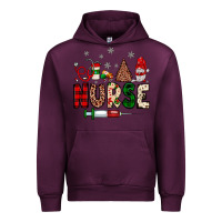 Mauve Wine nurse Christmas Urban Hoodie - JahusDesignShop