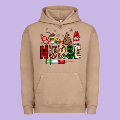 Nurse Christmas Urban Hoodie Designed By Jahusdesignshop