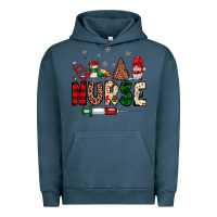 Pigment Midnight Navy nurse Christmas Urban Hoodie - JahusDesignShop