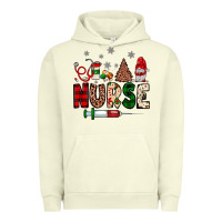 Pigment Pistachio nurse Christmas Urban Hoodie - JahusDesignShop