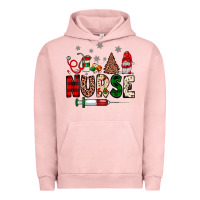 Pigment Salmon nurse Christmas Urban Hoodie - JahusDesignShop